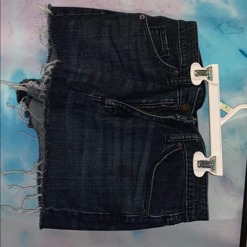Denim shorts